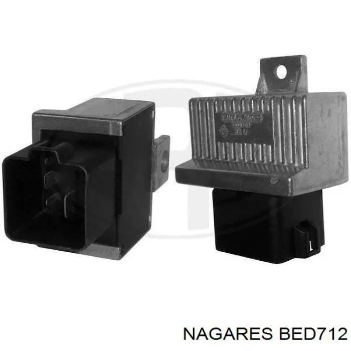 BED712 NAGARES Relé de los calentadores original y equivalente