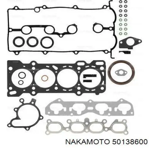 Комплект прокладок двигателя 50138600 Nakamoto