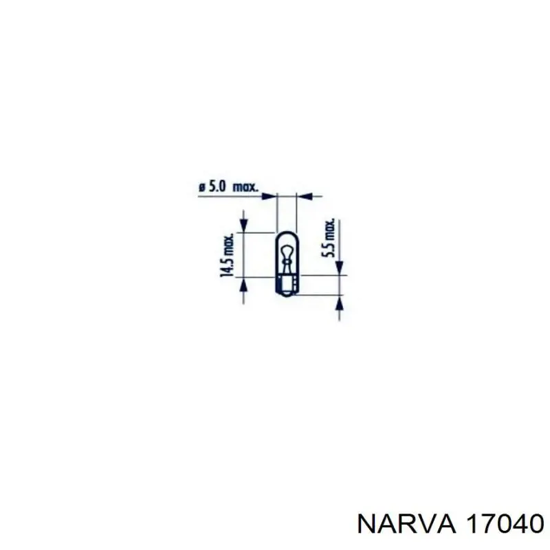 Купить 17040 Narva Лампочка