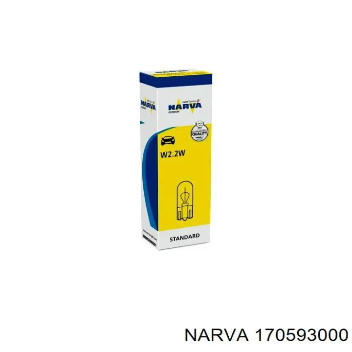 Лампочка накаливания Narva 170593000 цена, от 0.41 USD