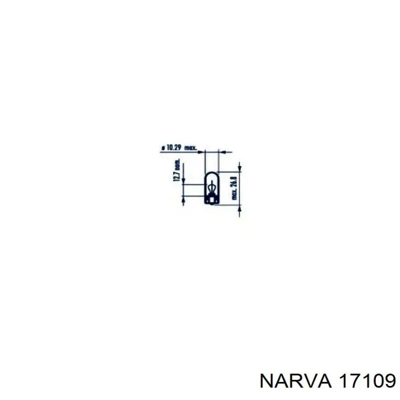 171093000 Narva лампочка