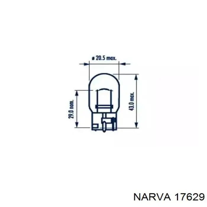 Bombilla 17629 Narva