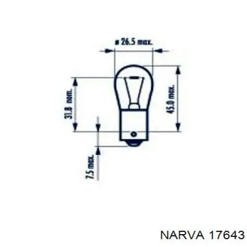 Лампочка 8511100000 Magneti Marelli