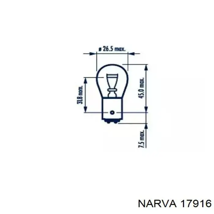 989792 Volvo лампочка
