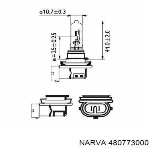 Лампочка галогенная OSR64213 Osram