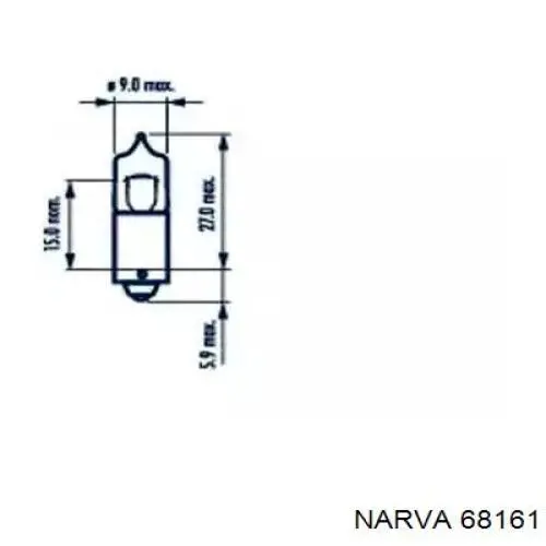 68161 Narva лампочка