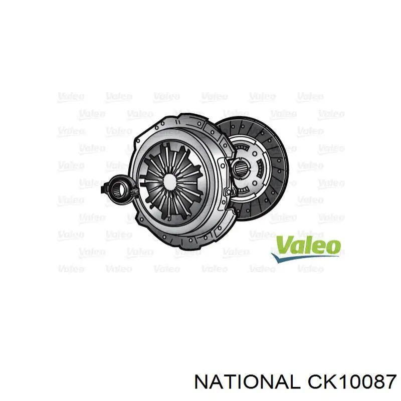 Купить CK10087 National Комплект сцепления (диск, корзина, подшипник)
