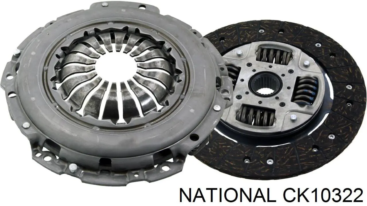 Купить CK10322 National Комплект сцепления (диск, корзина, подшипник)