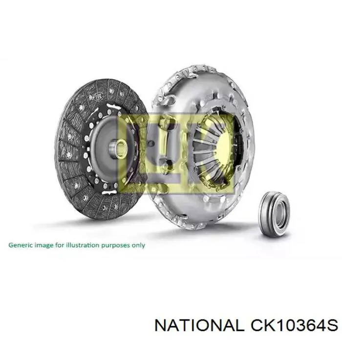 Комплект сцепления (3 части) National CK10364S цена, от 110.13 USD