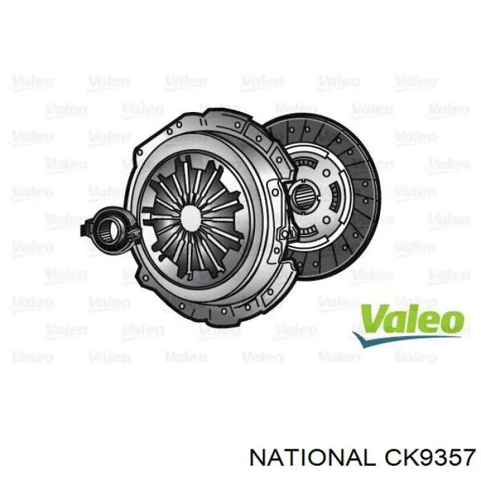 Комплект сцепления (3 части) National CK9357 цена, от 106.96 USD