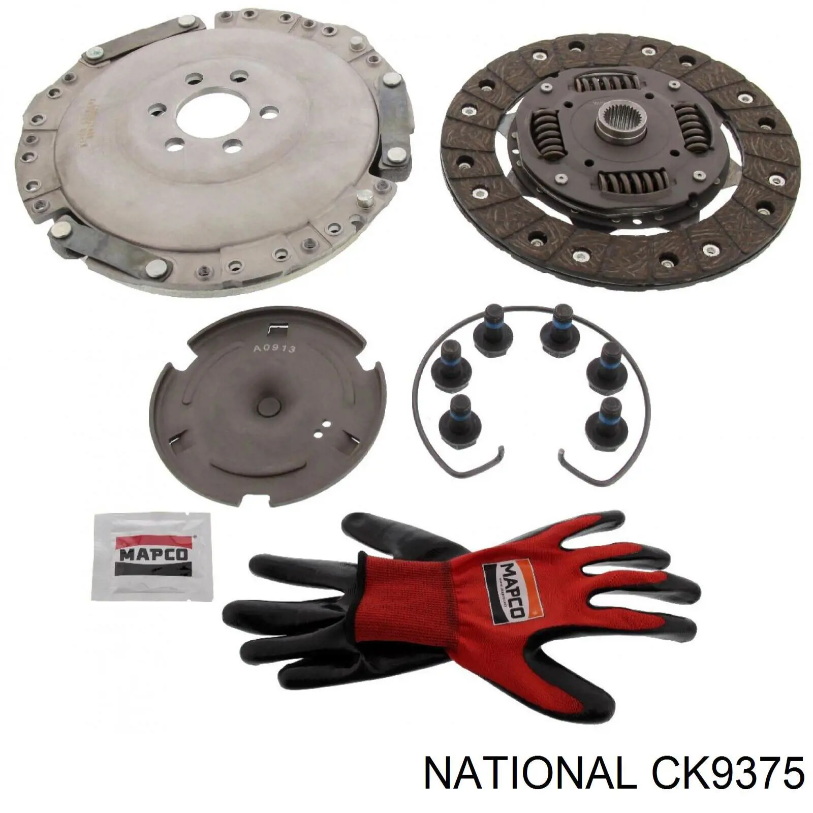 Комплект сцепления (3 части) National CK9375 цена, от 79.41 USD