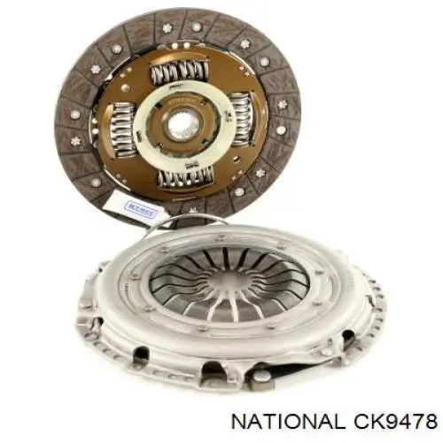 Комплект сцепления (3 части) National CK9478 цена, от 78.74 USD