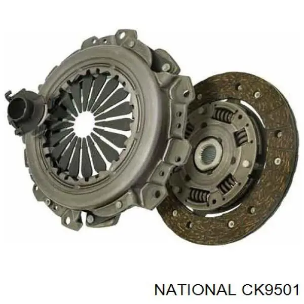 CK9501 National kit de embraiagem (3 peças)