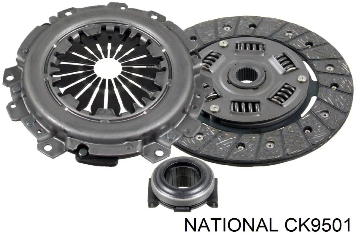 Kit de embrague (3 partes) CK9501 National