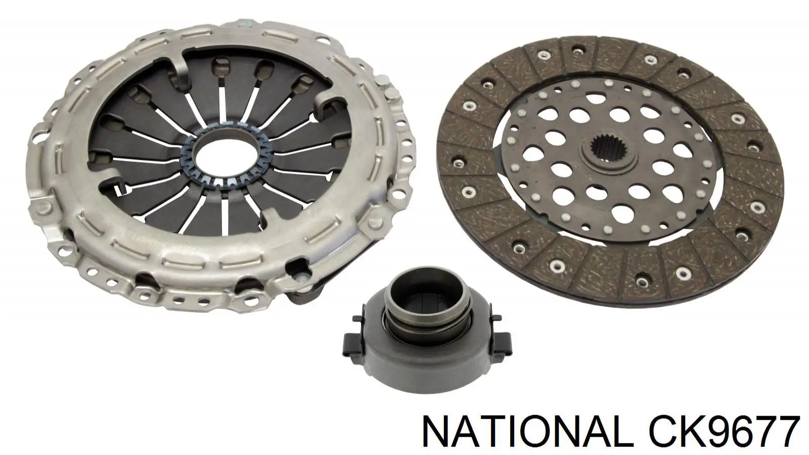 Комплект сцепления (3 части) National CK9677 цена, от 79.76 USD