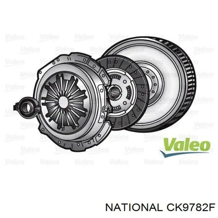 Комплект сцепления (3 части) National CK9782F цена, от 183.15 USD