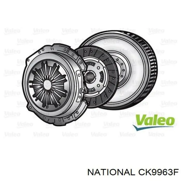 Комплект сцепления (3 части) National CK9963F цена, от 430.81 USD