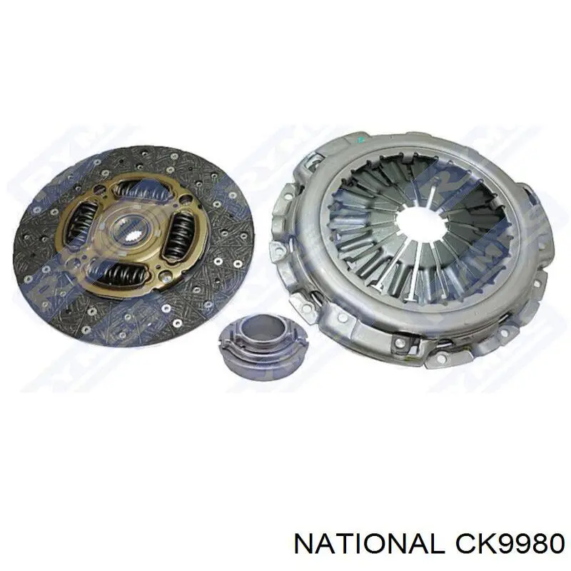 Комплект сцепления (3 части) National CK9980 цена, от 226.44 USD