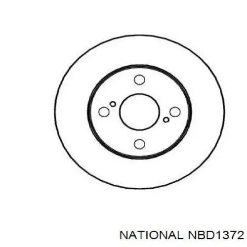 Тормозные диски NBD1372 National