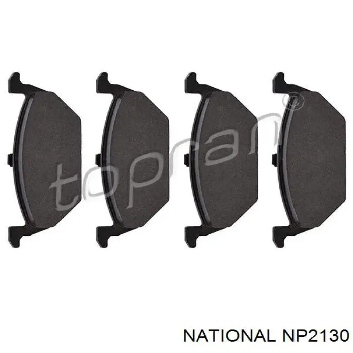 Колодки тормозные передние дисковые NATIONAL NP2130