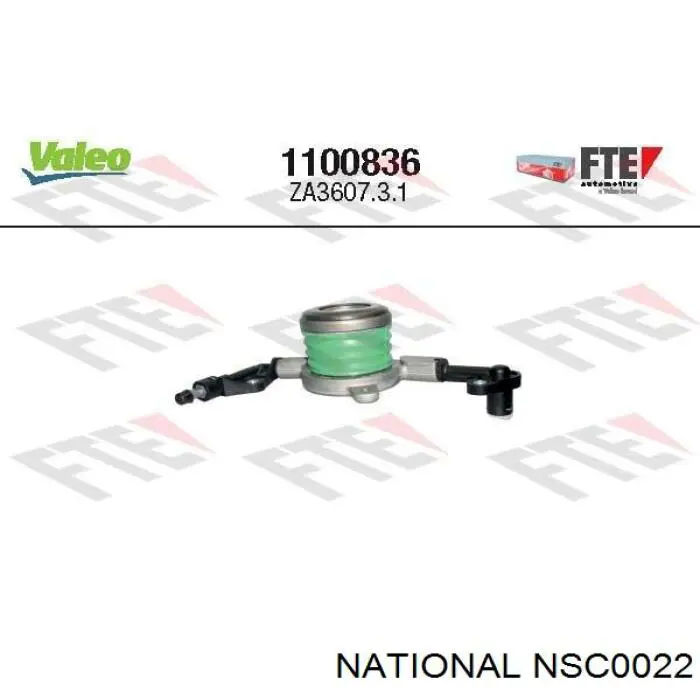 NSC0022 National рабочий цилиндр сцепления в сборе с выжимным подшипником