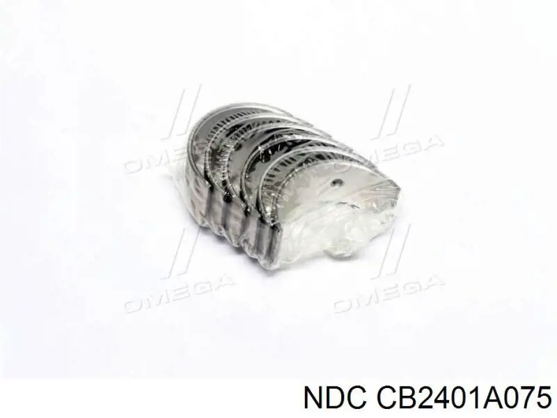 CB2401A075 NDC вкладыши коленвала шатунные, комплект, 3-й ремонт (+0,75)