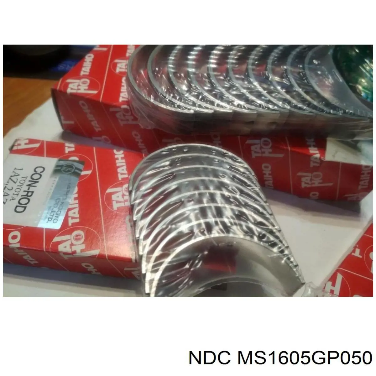 MS1605GP050 NDC вкладыши коленвала коренные, комплект, 2-й ремонт (+0,50)