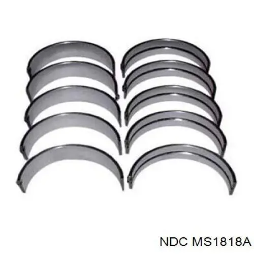 MS1818A NDC вкладыши коленвала коренные, комплект, стандарт (std)