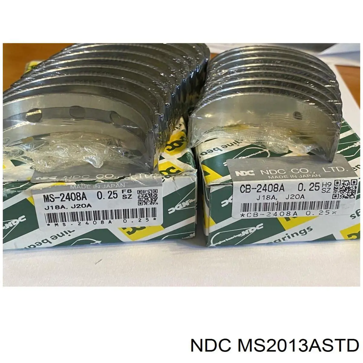 MS2013ASTD NDC вкладыши коленвала коренные, комплект, стандарт (std)