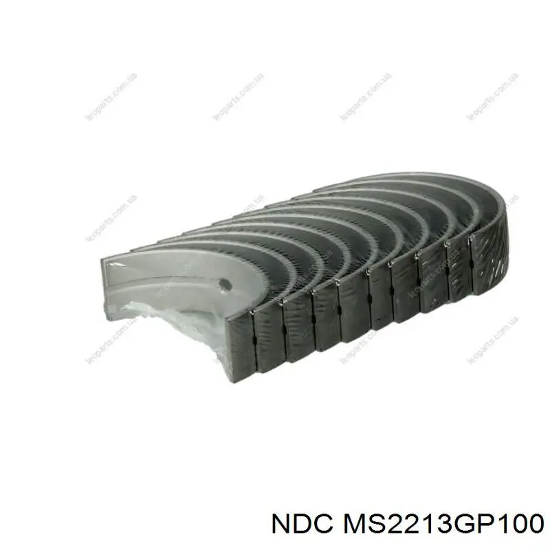 MS2213GP100 NDC вкладыши коленвала коренные, комплект, 4-й ремонт (+1,00)