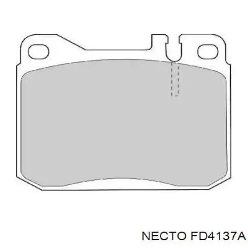 Передние тормозные колодки FD4137A Necto