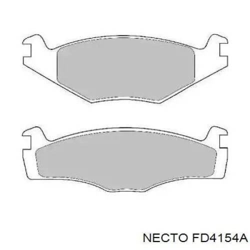 Передние тормозные колодки FD4154A Necto