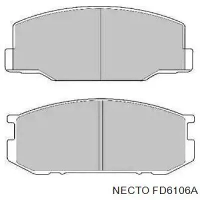 Передние тормозные колодки FD6106A Necto