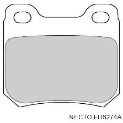 Задние тормозные колодки FD6274A Necto