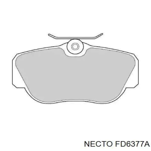 Передние тормозные колодки FD6377A Necto