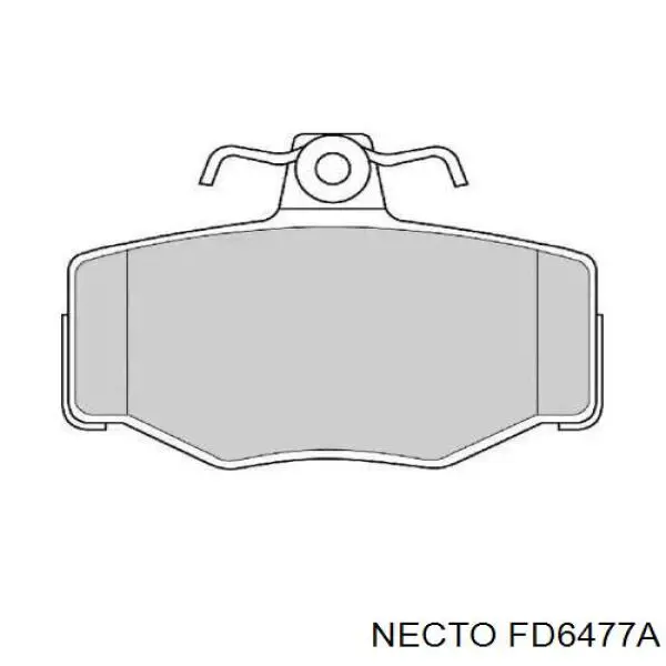 Задние тормозные колодки FD6477A Necto