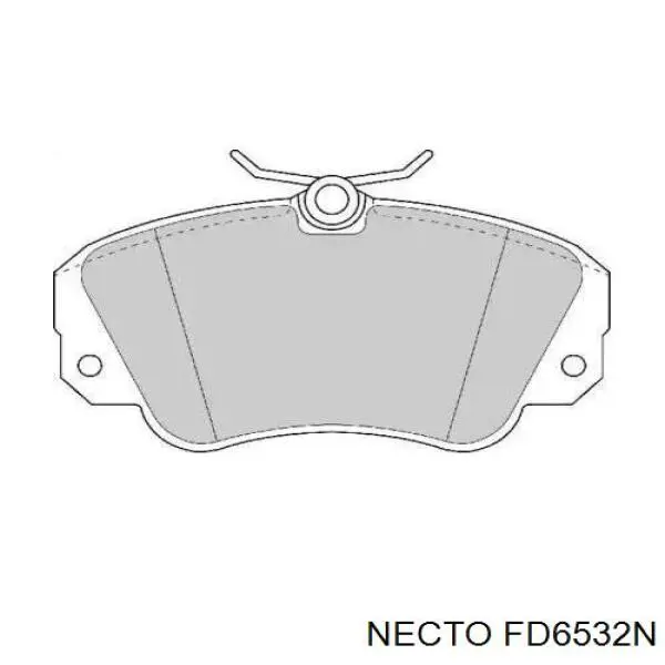 Передние тормозные колодки FD6532N Necto