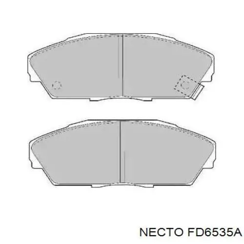 Передние тормозные колодки FD6535A Necto