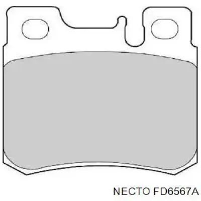 Задние тормозные колодки FD6567A Necto