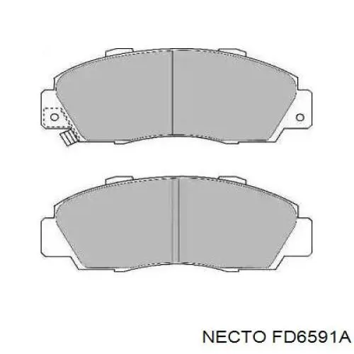 Передние тормозные колодки FD6591A Necto