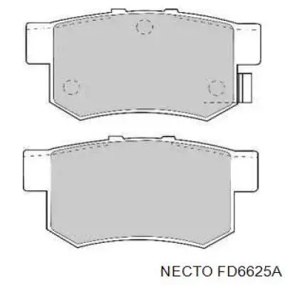 Задние тормозные колодки FD6625A Necto