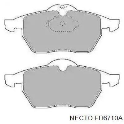 Передние тормозные колодки FD6710A Necto