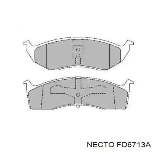 Передние тормозные колодки FD6713A Necto