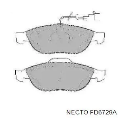 Передние тормозные колодки FD6729A Necto