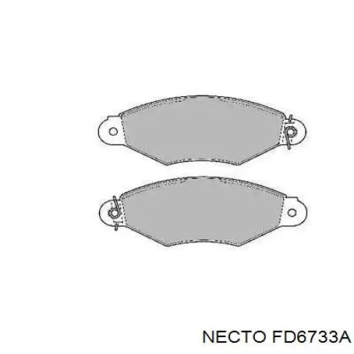 Передние тормозные колодки FD6733A Necto