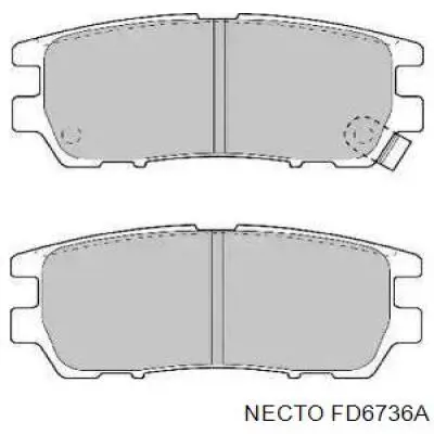 Задние тормозные колодки FD6736A Necto