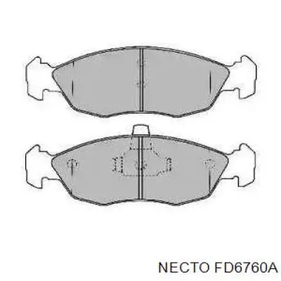 Передние тормозные колодки FD6760A Necto