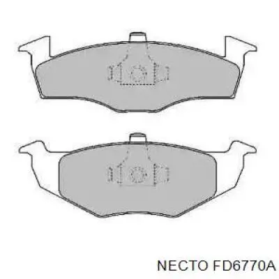 Передние тормозные колодки FD6770A Necto