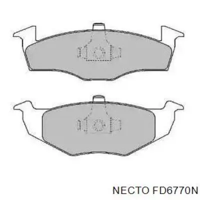 Передние тормозные колодки FD6770N Necto