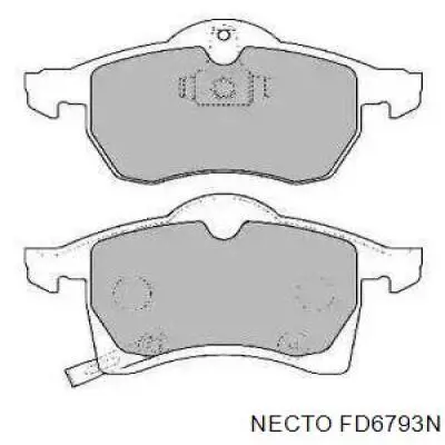 Передние тормозные колодки FD6793N Necto